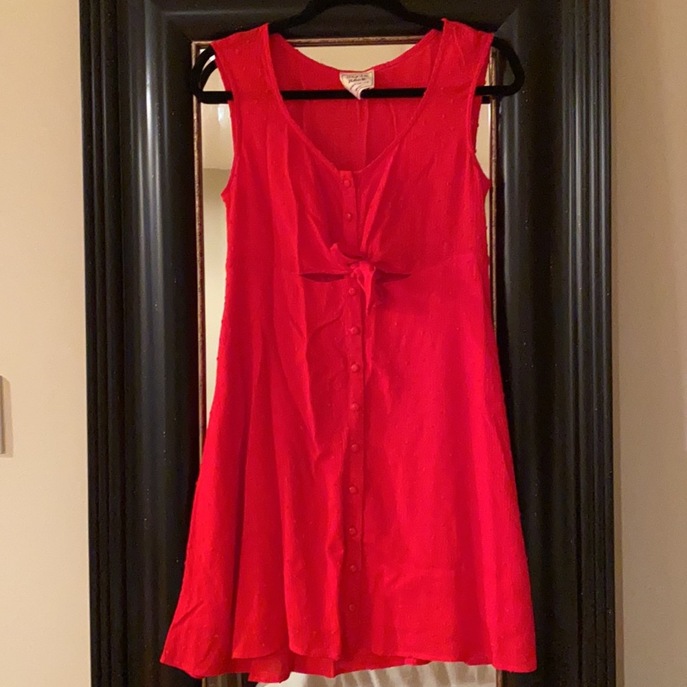 Red dress